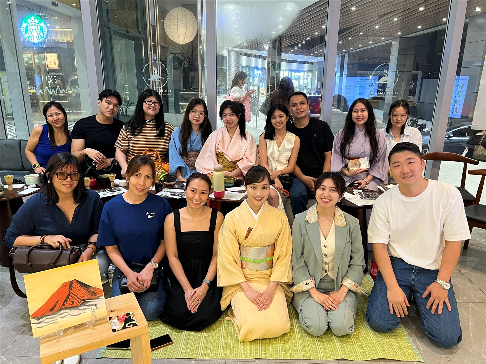 Tea ceremony guests at CHOTTO MATCHA, Manila